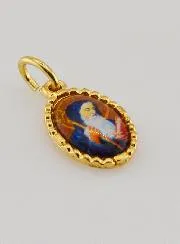 Twisted-Edge Medal 15mm – Saint Benedict
