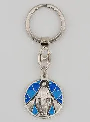 Miraculous Virgin Enamel Keyring