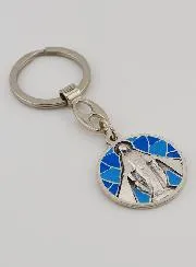 Miraculous Virgin Enamel Keyring