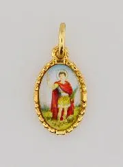 Twisted-Edge Medal 15mm – Saint Expeditus