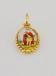 Twisted-Edge Medal 15mm – Saint Expeditus
