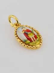 Twisted-Edge Medal 15mm – Saint Expeditus