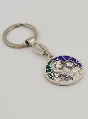 Saint Anthony Enamel Keyring