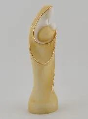 Painted Alabaster Statue of the Virgin Mary and Child – 12cm
