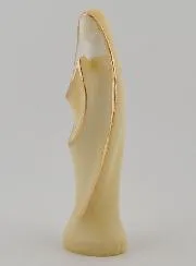 Modern Alabaster Statue of the Virgin Mary – 12cm