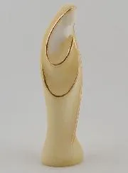 Modern Alabaster Statue of the Virgin Mary – 12cm