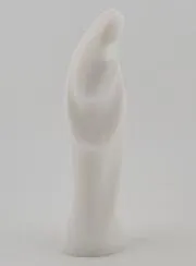 Modern Alabaster Statue of the Virgin Mary – 12cm