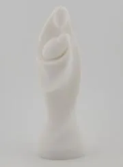 Alabaster Statue of the Virgin and Child – 12cm