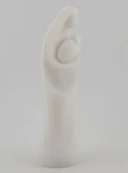 Alabaster Statue of the Virgin and Child – 12cm