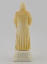 Painted Alabaster Statue of Saint Charbel – 12cm