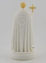Painted Alabaster Statue of Saint Expedite – 12cm