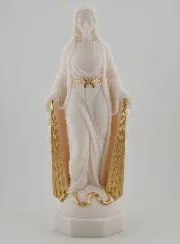 Statue of the Miraculous Virgin with Golden Rays – 23cm