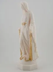 Statue of the Miraculous Virgin with Golden Rays – 23cm