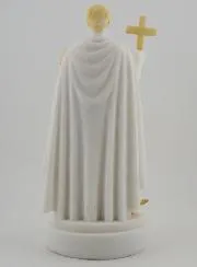 Painted Alabaster Statue of Saint Expeditus – 19cm