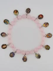 Bracelet of the 12 Saints – Pink Stones