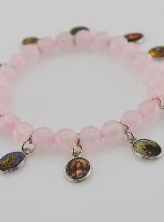 Bracelet of the 12 Saints – Pink Stones