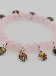 Bracelet of the 12 Saints – Pink Stones
