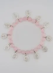 Bracelet of the 12 Saints – Pink Stones