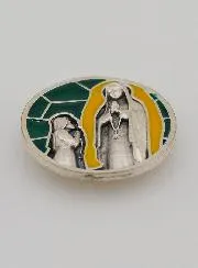Car Badge Magnet – Apparitions at Lourdes