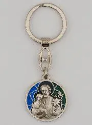 Saint Joseph Enamel Keyring