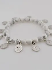 Bracelet of the 12 Saints – White Stones