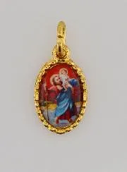 Twisted Edge Medal 15mm – Saint Christopher