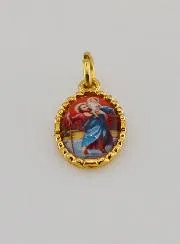 Twisted Edge Medal 15mm – Saint Christopher