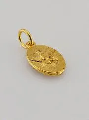 Twisted Edge Medal 15mm – Saint Christopher