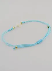 Bracelet with Cross - Blue