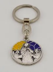 Enamel Keyring Mary Who Unties Knots
