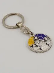 Enamel Keyring Mary Who Unties Knots