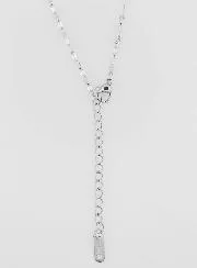 Stainless Steel Sequin Mesh Chain Necklace - 60cm