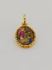 Twisted-Edge Medal 15mm – Saint Raphael the Archangel