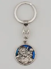Saint Christopher Enamel Keyring