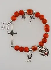 Ceramic Bracelet – Sacred Heart of Jesus