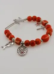 Ceramic Bracelet – Sacred Heart of Jesus