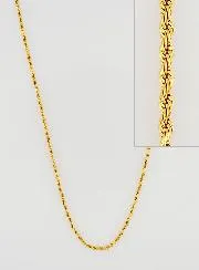 Twisted Link Golden Chain - 50cm