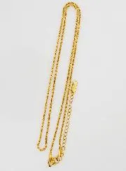Twisted Link Golden Chain - 50cm