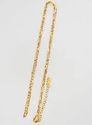 Golden Fancy Cuff Chain - 60cm