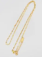 Golden Sequin Link Chain - 50cm