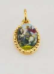 Twisted-Edge Medal 15mm – Saint George