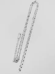 Silvery Sequin Link Chain - 50cm