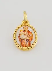 Twisted-Edge Medal 15mm – Saint Anthony
