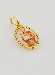 Twisted-Edge Medal 15mm – Saint Anthony