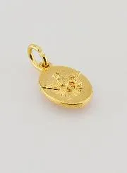 Twisted-Edge Medal 15mm – Saint Anthony