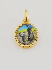 Twisted-Edge Medal 15mm - Our Lady of La Salette