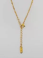 Golden Ball Curb Link Chain - 50cm