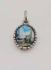 Twisted-Edge Medal 15mm – Our Lady of Fatima