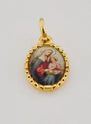 Twisted Edge Medal 15mm – Saint Anne
