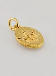 Twisted Edge Medal 15mm – Saint Anne